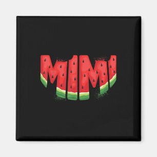 Funny Mimi Watermelon Summer Fruit Family Matching Magnet