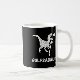 Funny Mini Golf Player Golf Dinosaur Golfer T-rex Coffee Mug