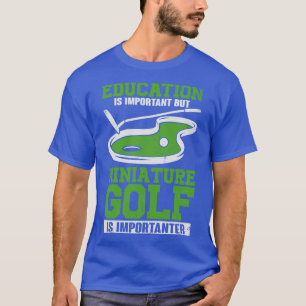 Funny Miniature Crazy Golf Player T-Shirt