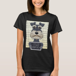 Funny Miniature Schnauzer Mum I Miniature Schnauze T-Shirt