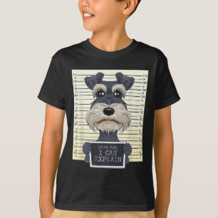 Funny Miniature Schnauzer Mum I Miniature Schnauze T-Shirt