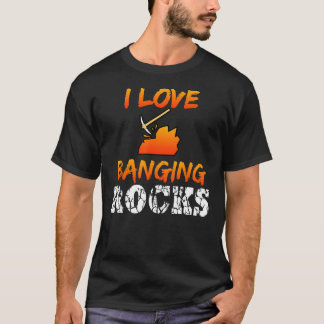 Funny Mining Engineer Quote Coal Miner I Love Bang T-Shirt