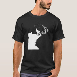 Funny Minnesota Fishing MN Love To Fish T-Shirt