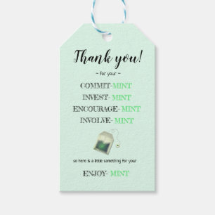 funny mint gift employee appreciation tags