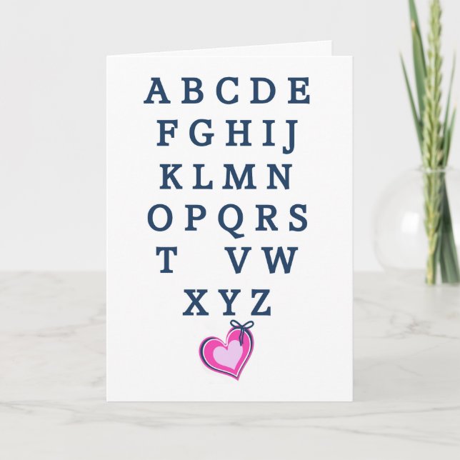 Funny Missing You Card (Front)