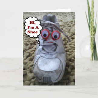 Funny missing you greeting card