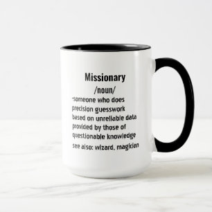 funny Missionary Definition gifts for men women Mug