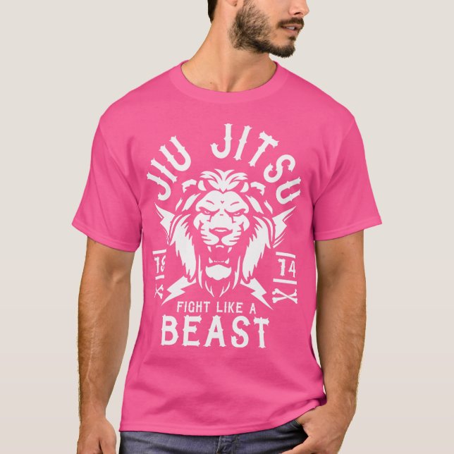 Funny Mma Bjj Martial Arts Sports Jiu Jitsu T-Shirt (Front)