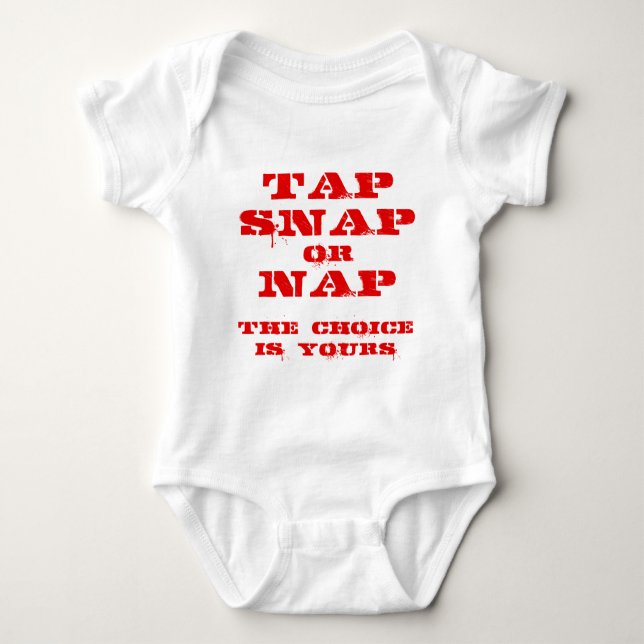 Funny MMA Quote Baby Bodysuit (Front)