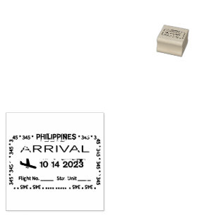 Funny Mock-up Passport Entry Stamp   PHILIPPINES