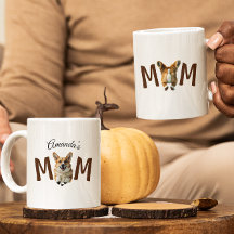 Funny modern cute Corgi puppy dog mama