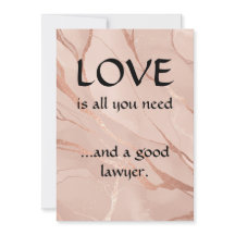 Funny Modern Love And A Good Lawyer Thank You