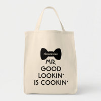 Funny Modern Mr Good Looking Cooking Bowtie
