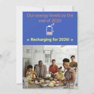 Funny Modern New Year’s 2026 Photo Card