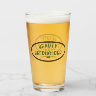 Funny Modern Pint Beer Glass