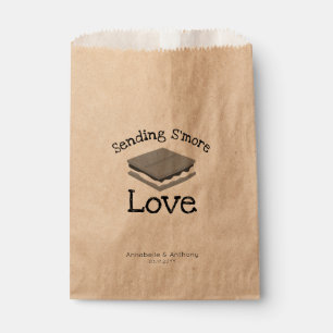 Funny Modern Sending Smore Love Wedding Treat Favour Bags