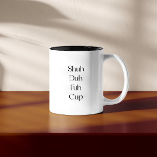 Funny Modern Two-Tone Coffee Mug