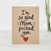 Funny Modern Typography Father's Day Card