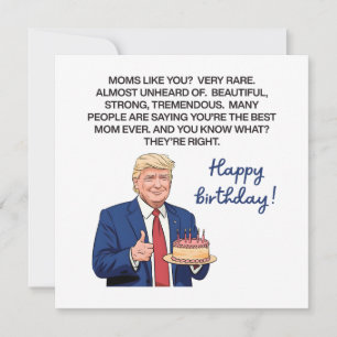 Funny Mom Birthday Card