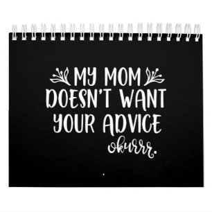 Funny Mom Design For Moms Calendar