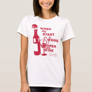 Funny Mom Holiday Wine T-Shirt