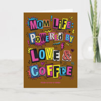 Funny Mom Life Coffee Retro Mother's Day