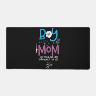Funny Mom of Boys Proud Mom Good Mothers Day Desk Mat