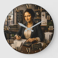 Funny Mona Lisa Accountant Office Decor