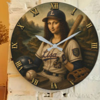Funny Mona Lisa Baseball