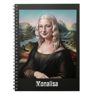 Funny Mona Lisa Notebook