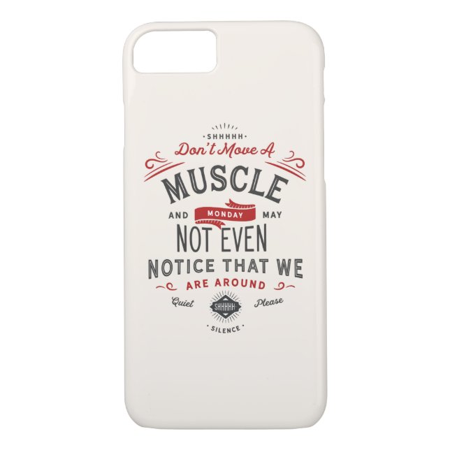 Funny Monday Morning Quote Case-Mate iPhone Case (Back)