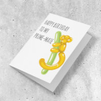 Funny Monkey Birthday Prime-Mate partner