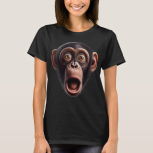Funny Monkey Face chimpanzee T-Shirt