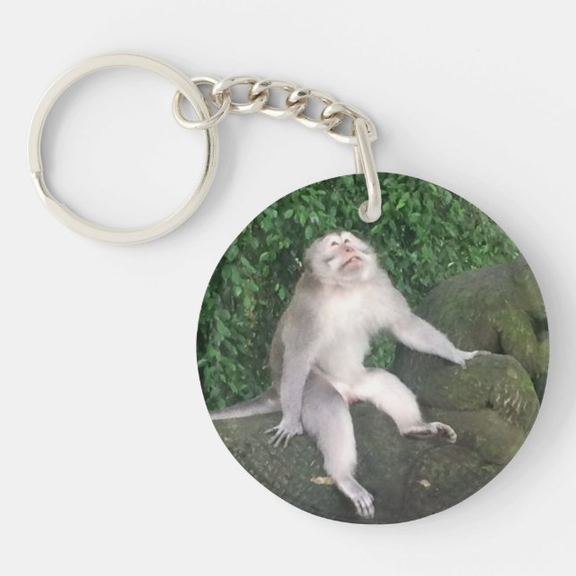 Funny monkey keychain (Front)