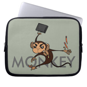 FUNNY MONKEY LAPTOP SLEEVE