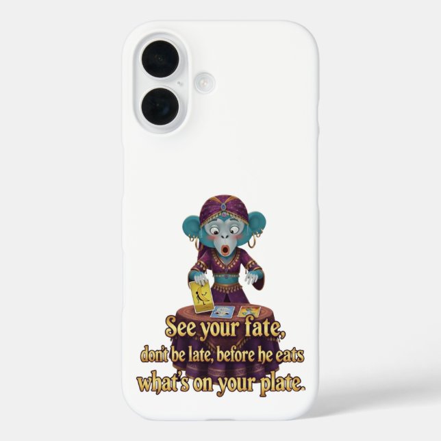 Funny Monkey Mystic Case-Mate iPhone Case (Back)