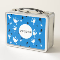 Funny Monkey Personalised Metal Lunch Box