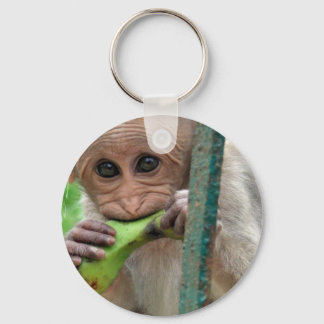 Funny Monkey Picture Keychain