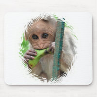 Funny Monkey Picture Mouse Pad