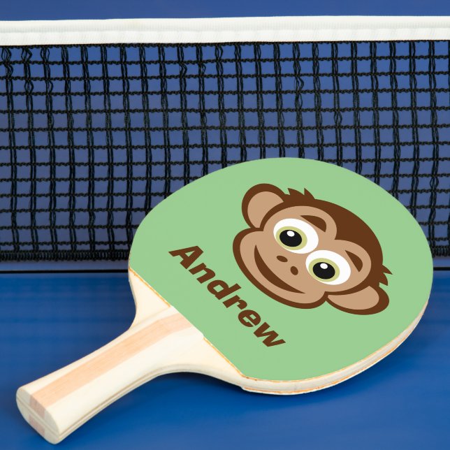 Funny monkey ping pong paddle for table tennis (Insitu)
