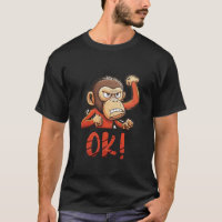 Funny monkey say yes