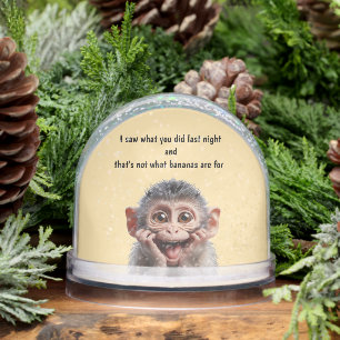 Funny Monkey  Snowglobe