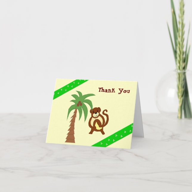 Funny Monkey Thank You (Front)
