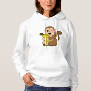 Funny Monkey with Banana Hoodie