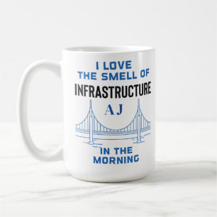 Funny Monogram Civil Engineering Bridge Engineer Coffee Mug