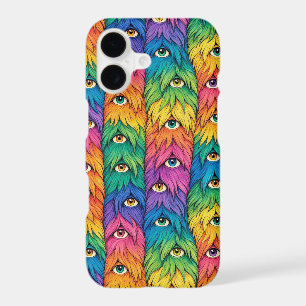 Funny Monster Furry Rainbow Creatures Phone Case