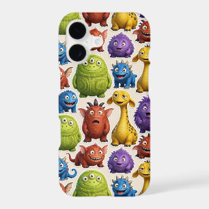 Funny Monster Furry Rainbow Creatures Phone Case
