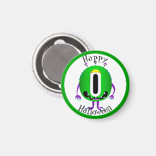 Funny, Monster, Halloween Magnet