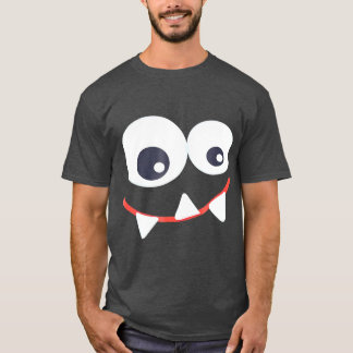 Funny Monster Halloween Monster Face T-Shirt