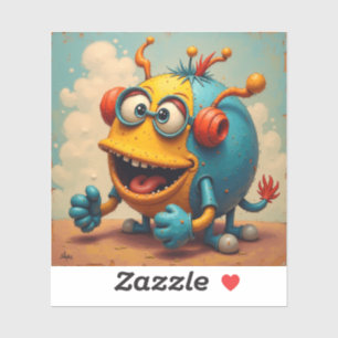 Funny Monster Original Osaka Art Sticker